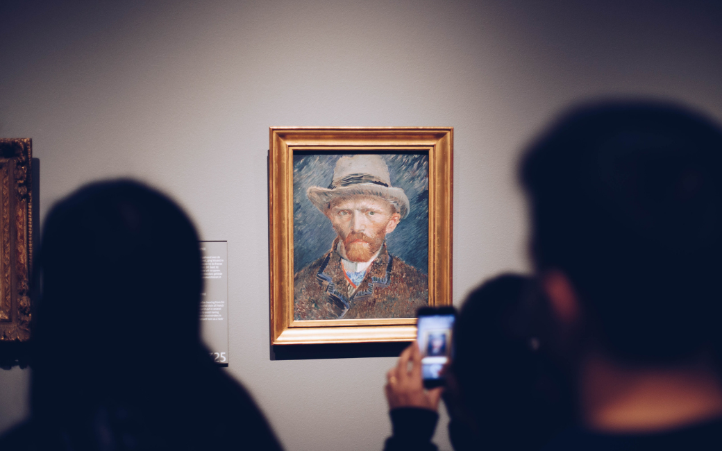 In het museum hangt dot zelfportret van Vincent van Gogh