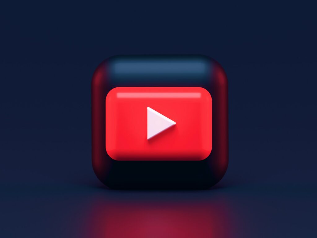 youtube icoon met zwarte achtergrond